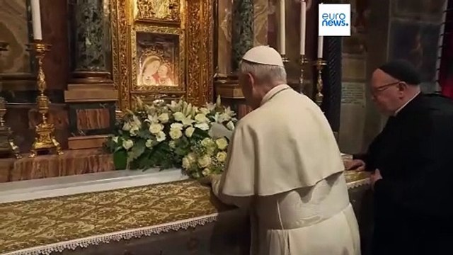 في أول زيارة خارج الفاتيكان: البابا ليو الرابع عشر في مزار العذراء مريم جنوب روما