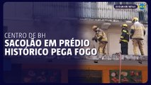 Incêndio atinge sacolão no centro de BH