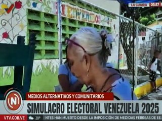 Ciudadanos del estado La Guaira hacen un llamado a la participación en el simulacro electoral