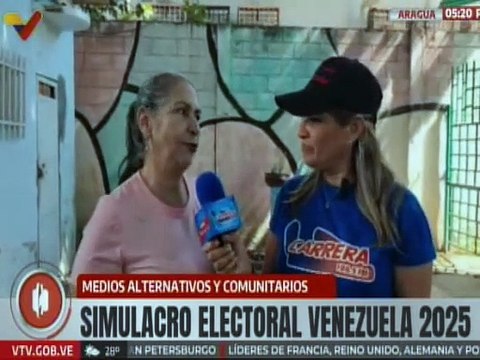 Aragüeños aseguran que el proceso al voto es fácil y rápido