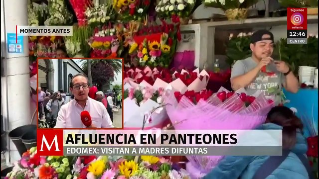 Afluencia en panteones de EdOmEx por Día de las Madres