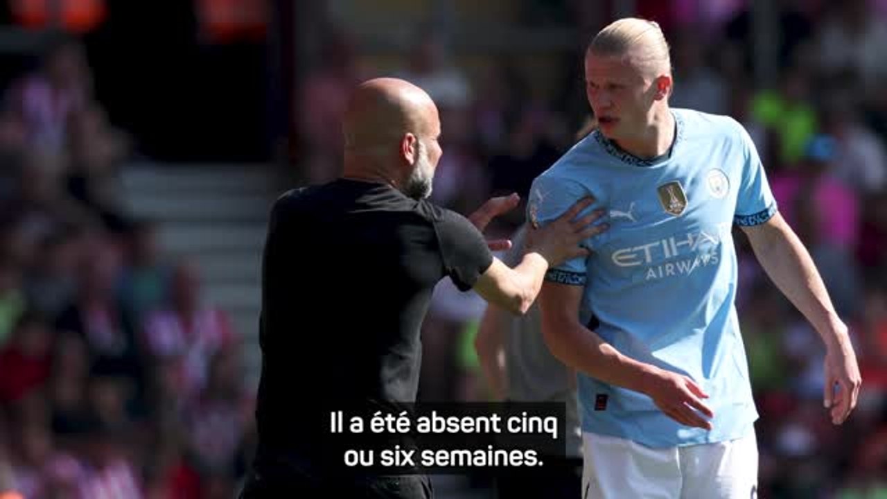 Man. City - Guardiola : "Haaland a besoin de temps pour retrouver sa forme"