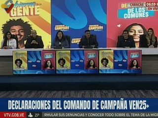 Comando de Campaña Ven25+ felicita al pueblo por su masiva participación en el simulacro electoral