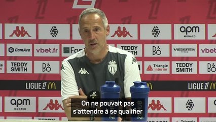 Monaco - Hütter : "Comme si j'avais vidé un sac à dos rempli de pierres"