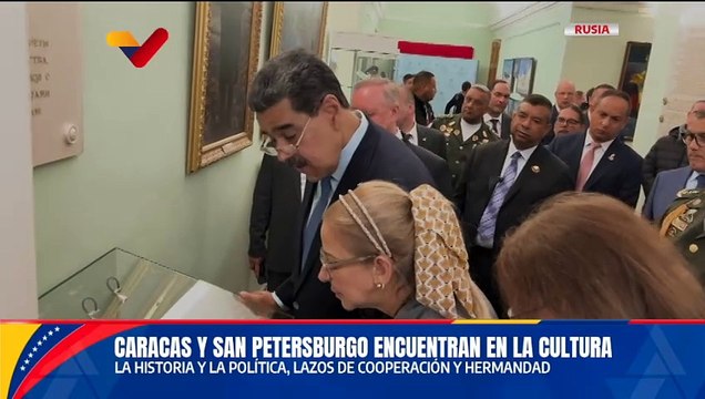 Presidente Nicolás Maduro visita la sede del Gobierno de San Petersburgo Smolny