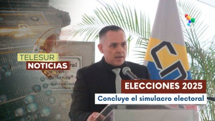 CNE se pronunció para dar conclusión al simulacro electoral