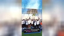 Le Paris FC fête sa montée en Ligue 1 à Charléty