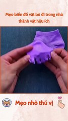 Mẹo sử dụng đồ vật bỏ đi trong nhà