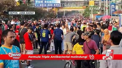 Diperluas! Potret Car Free Day Depok di Kedua Jalur Jalan Margonda, Warga Antusias Olahraga