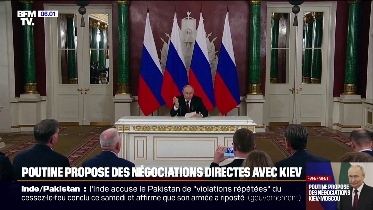 Guerre en Ukraine: Vladimir Poutine souhaite reprendre des négociations directes avec Kiev