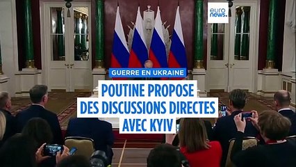 Vladimir Poutine propose des négociations directes avec Kyiv à Istanbul le 15 mai