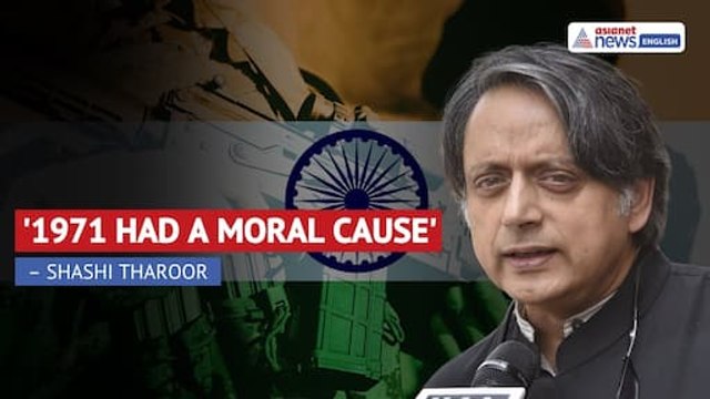 Shashi Tharoor SLAMS War Rhetoric: ‘1971 Had a Moral Cause, Today It's Just Shells’