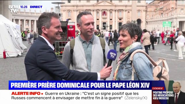 Première prière dominicale pour le pape Léon XIV