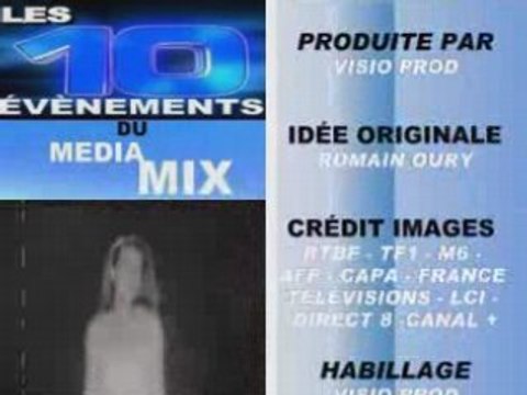 Générique fin 10 évènements médiamix