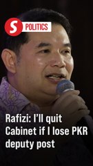 Rafizi: I’ll quit Cabinet if I lose PKR deputy post
