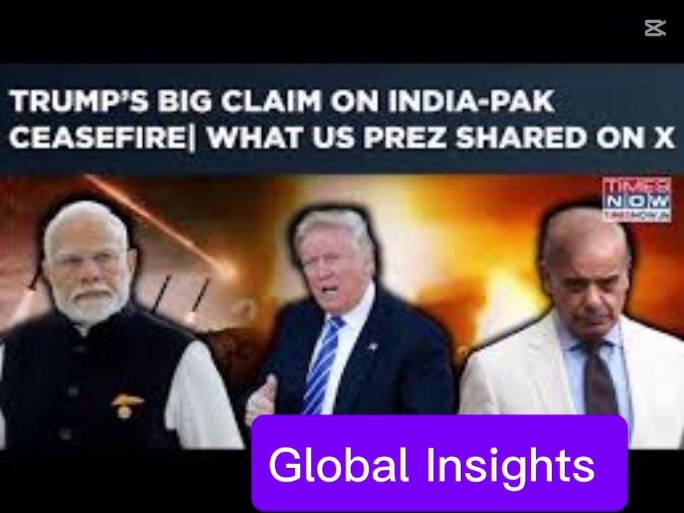 Fragile Cease fire between Pakistan and India by Trump