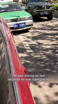 A Taxi Entered the Race… But When They Saw Who Was Driving, Everyone Went Silent!
