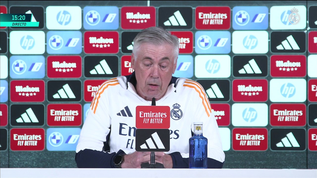 Rueda prensa Carlo Ancelotti previa FC Barcelona Barça Real Madrid Liga Sábado 10 mayo 2025