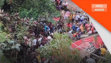 15 maut, lebih 20 cedera bas terjunam dari tebing di Sri Lanka