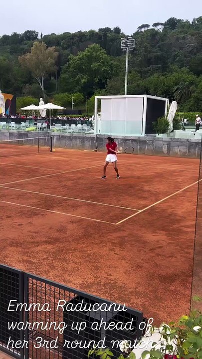 Emma practicing in Rome 11th May