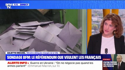 Les Français "ont envie de s'exprimer": la ministre de la Ville, Juliette Méadel, s'exprime sur le sujet du référendum