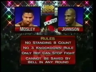 Shane Mosley vs Golden Johnson - HBO 1-9-99
