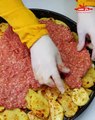 صينية البطاطس مع اللحم في الفرن - وجبة غداء باللحمة المفرومة والبطاطا بطعم لا يقاوم مع رباح محمد