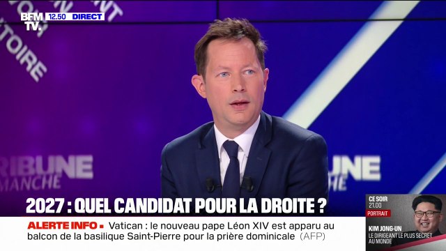 Présidentielle 2027 : (Il faut) reconstruire une famille politique qui soit claire dans ses convictions , déclare François-Xavier Bellamy (LR)