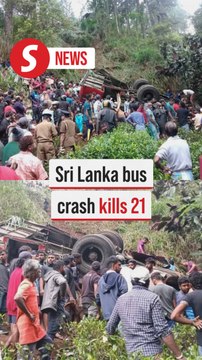 At least 21 dead, dozens injured as bus veers off cliff in Sri Lanka