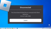 How Do i Fix Error Code 268 in Roblox
