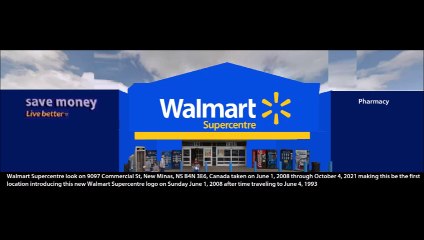 how Walmart Supercentre will look like on 9097 Commercial St, New Minas, NS B4N 3E6, Canada when time travel gets invented