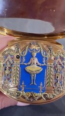 Saleemoffical presentation -Music box made in Geneva around 1780, depicting a tightrope walker #antique