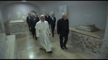 La visita di Papa Leone XIV alle Grotte Vaticane
