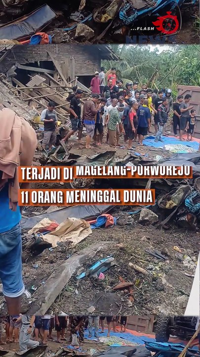Kecelakaan Lalu Lintas Terjadi Di Magelang Purworejo, 11 Orang Meninggal Dunia