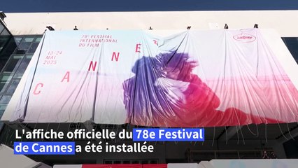 Festival de Cannes: 180 kg de bâche pour l'affiche officielle