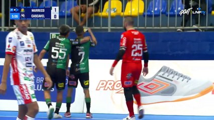 Cascavel Futsal empata com o Marreco fora de casa pela Liga Nacional; veja os gols