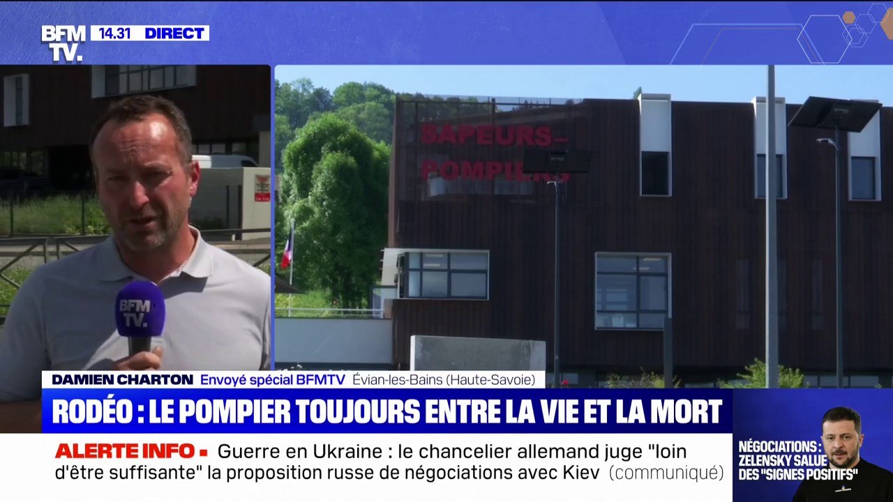Rodéo urbain à Évian: le pronostic vital du pompier percuté est toujours engagé