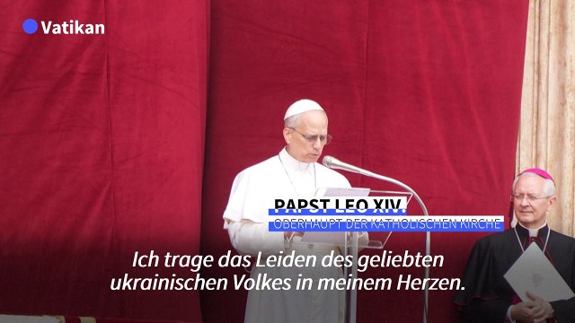 Ukraine: Papst fordert wahren, gerechten und dauerhaften Frieden