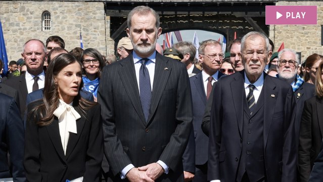 La emoción de los Reyes Felipe y Letizia durante su homenaje a las víctimas de Mauthausen