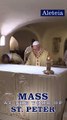 Pope Leo Celebrates  Mass at St. Peter Tomb