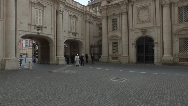 Pope Leo XIV celebrates mass at Saint Peter's tomb, honors predecessors