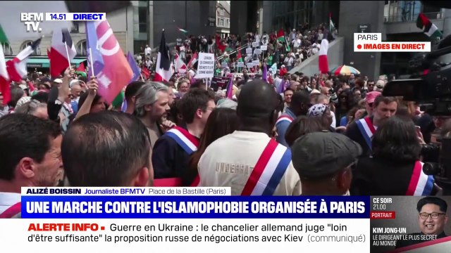 Marche contre l'islamophobie: un rassemblement est en cours à Paris