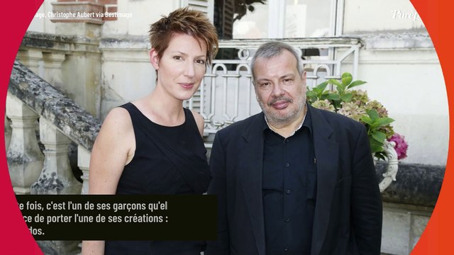 Natacha Polony et Périco Légasse : Leur plus jeune fils joue les mannequins pour une des créations de la journaliste