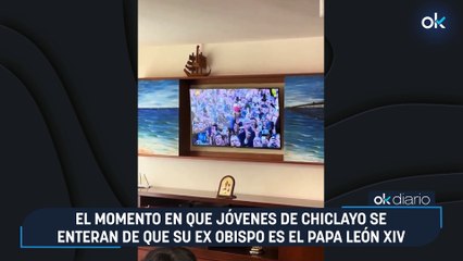 El momento en que jóvenes de Chiclayo se enteran de que su ex obispo es el Papa León XIV