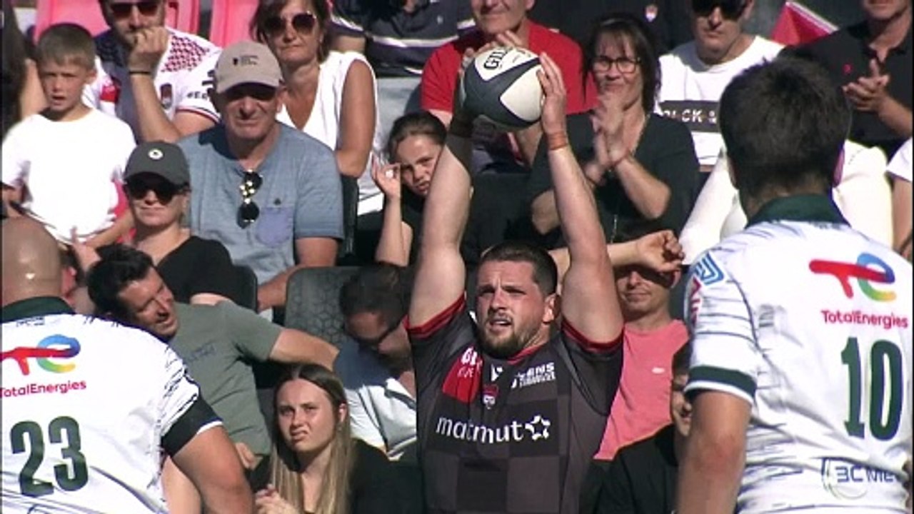 TOP 14 - Essai de Guillaume MARCHAND (LOU) - LOU Rugby - Section Paloise