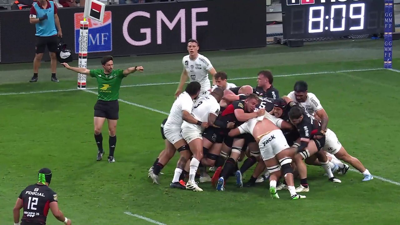 TOP 14 - Essai de pénalité (ST) - RC Toulon - Stade Toulousain