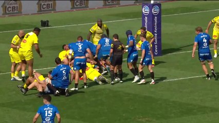 TOP 14 - Essai de Théo BEZIAT (RCV) - RC Vannes - Stade Rochelais
