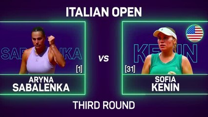 Sabalenka overcomes early setback to beat Kenin