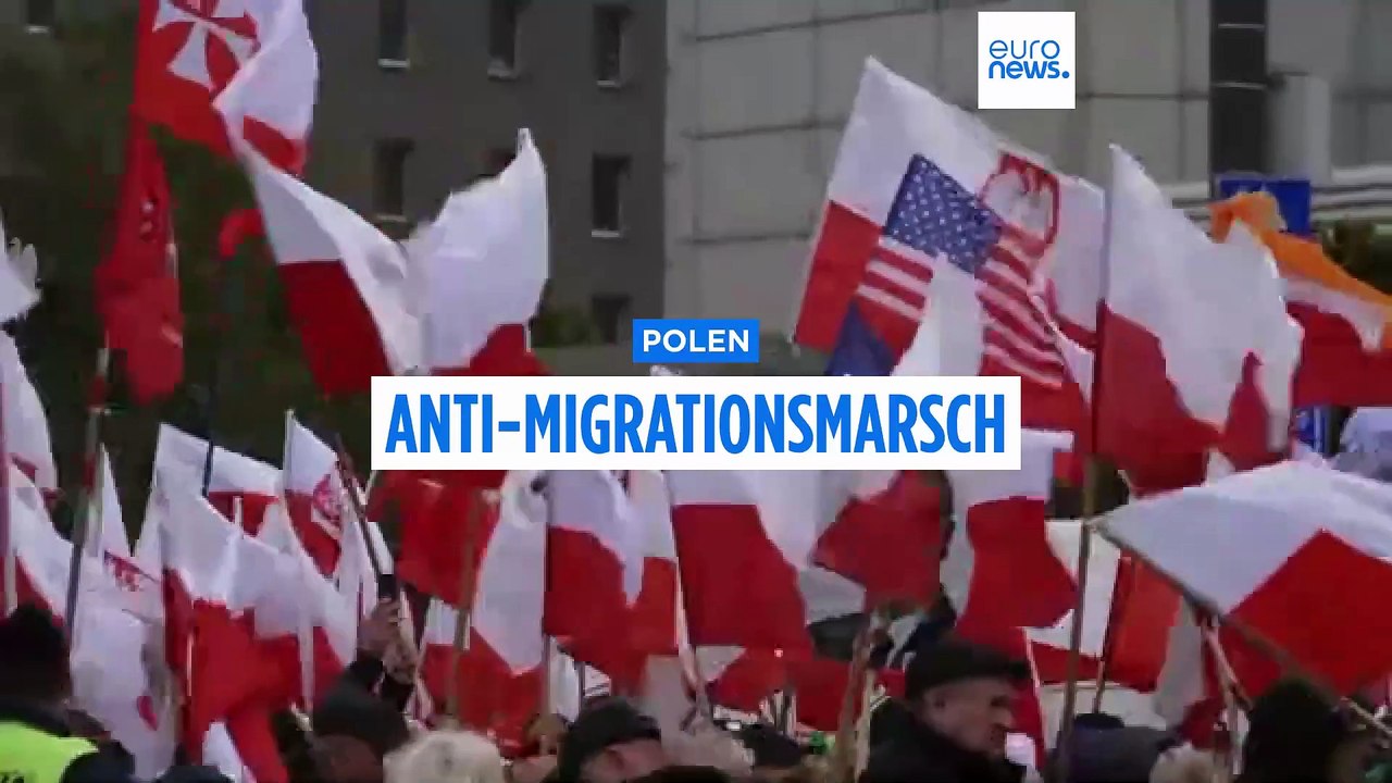 Anti-migrationsmarsch in polen