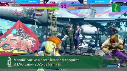 MenaRD vuelve a hacer historia y conquista el EVO Japón 2025 de forma invicta